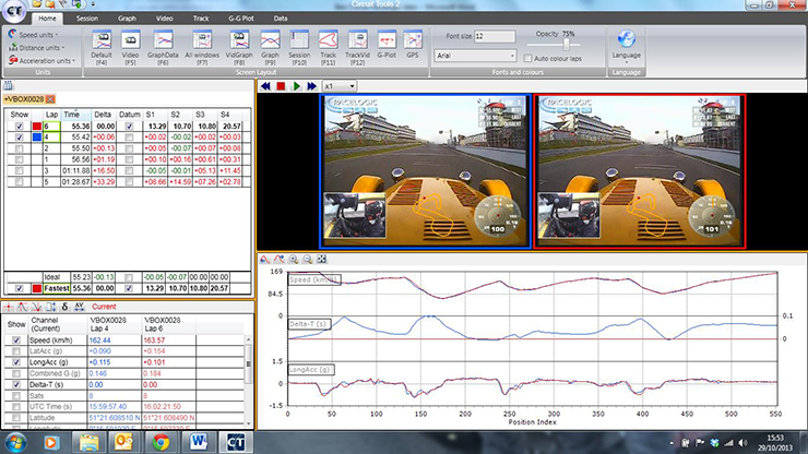 Circuit tools software screenshot